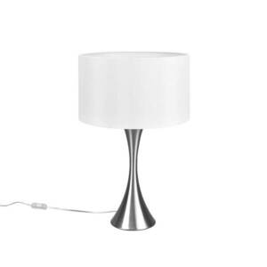 Sabia asztali lámpa, Ø 40 cm, fehér/nikkel kép