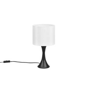 Sabia asztali lámpa, Ø 20 cm, fehér/fekete kép