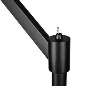 Cassio állólámpa, fekete, szövet ernyővel kép