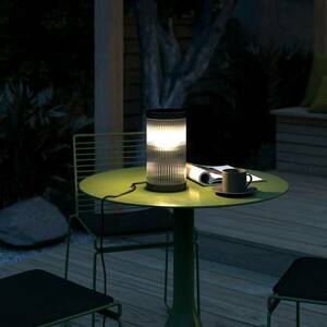 Coupar asztali lámpa kültéri használatra, fekete kép