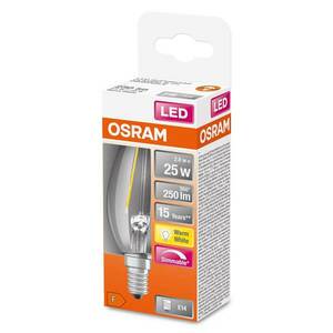 OSRAM LED gyertyalámpa E14 2.8W 827 fényerősségű, fényerőszabályozható, kép