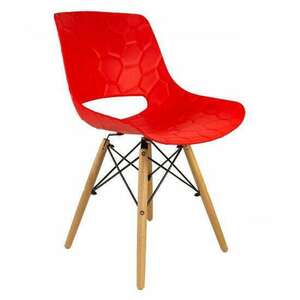 Jumi Lars Skandináv stílusú szék, PP, fa, max 100 kg, 45x55x78 cm... kép