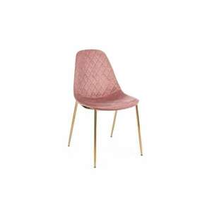 TERRY rózsaszín bársony szék kép