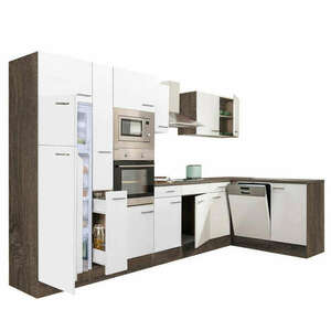 Yorki 370 beépíthető konyhablokk fehér korpusszal kép