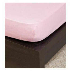 NATURTEX Jersey gumis lepedő 180-200x200 cm matt rózsaszín kép