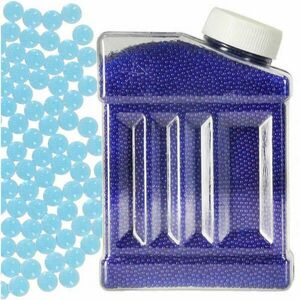 Hidrogél vízgél golyók virágpisztolyhoz kék 250g 50, 000db. 7-8mm kép