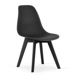 Konyha/nappali szék, Artool, Kito, PP, fa, fekete, 46x54.5x80 cm kép