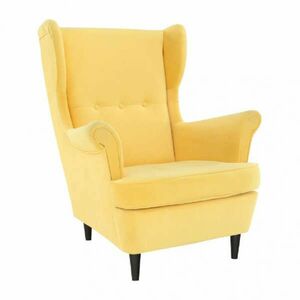Füles fotel, sárga/wenge, RUFINO 2 NEW kép