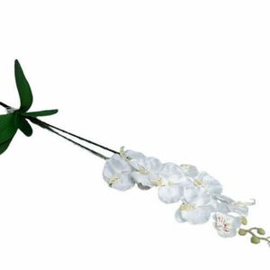80 cm fehér selyem orchidea kép