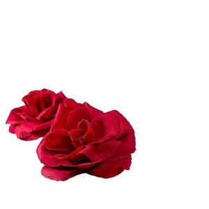 10 cm bársony rózsafej kép