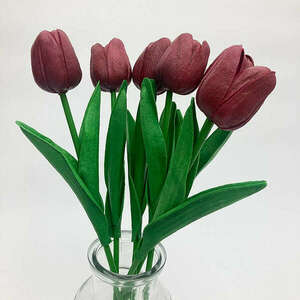 Bordós-barna tulipán kép