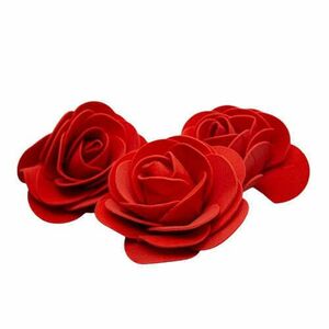 8-10 cm-es piros fodros rózsa kép
