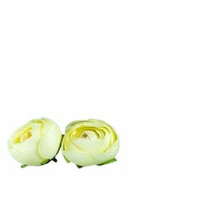 Vanilia színű selyem boglárka 4.5 CM kép