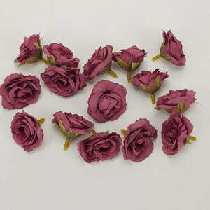 Fodros mini rózsafej mályva 4cm 15db/csomag kép