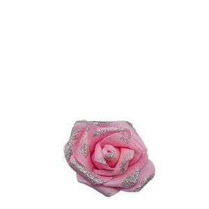 Csillámos babarózsaszín rózsa kép