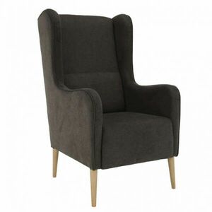 Kényelmes fotel, barna/bükk, BREDLY kép