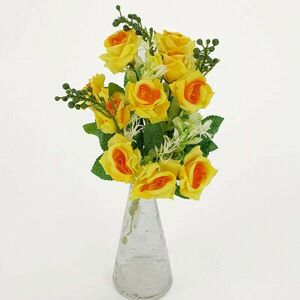 Rózsacsokor 10 fejes sárga kép
