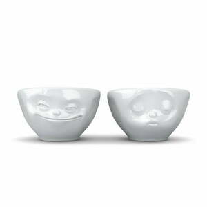 Fehér porcelán csésze szett 2 db-os 100 ml Grinning & Kissing – 58products kép
