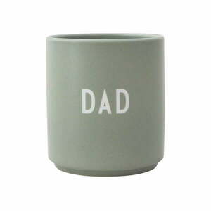Zöld porcelán bögre 300 ml Dad – Design Letters kép