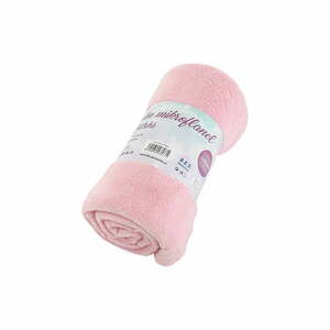 Rózsaszín mikroflanel gyerek takaró 110x140 cm Exclusive – B.E.S. kép
