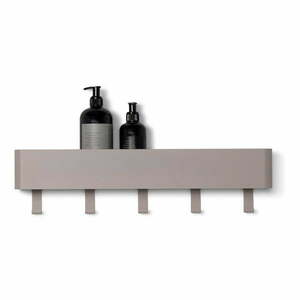 Világosszürke fali acél fürdőszobai polc Multi – Spinder Design kép