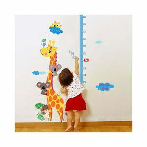 Magasságmérős gyerek matrica ajtóra-falra 60x120 cm Giraffe & Koalas – Ambiance kép