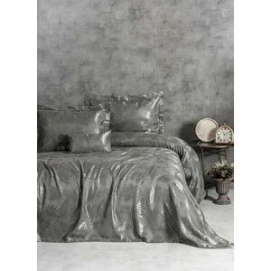Dafne Dupla ágyhoz ágytakaró szett Antracit kép