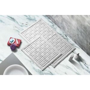 Cottonkt 000010 Fürdőszoba szőnyeg szett (2 darab) Krém kép