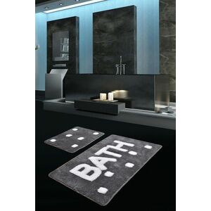 Bath Akril fürdőszoba szőnyeg szett (2 darab) Füst kép