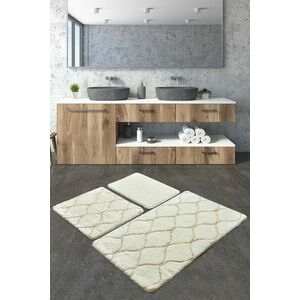 İnfinitiy Akril fürdőszoba szőnyeg szett (3 darab) ECRU kép