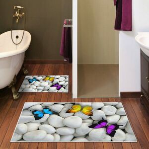 Kt432 Fürdőszoba szőnyeg szett (2 darab) Multicolor kép