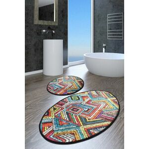 Maglie DJT Fürdőszoba szőnyeg szett (2 darab) Multicolor kép