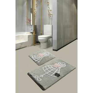 Elbise Akril fürdőszoba szőnyeg szett (2 darab) Multicolor kép