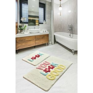 Look Akril fürdőszoba szőnyeg szett (2 darab) Multicolor kép