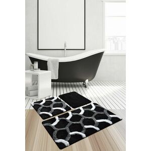 Elegant Akril fürdőszoba szőnyeg szett (3 darab) Multicolor kép
