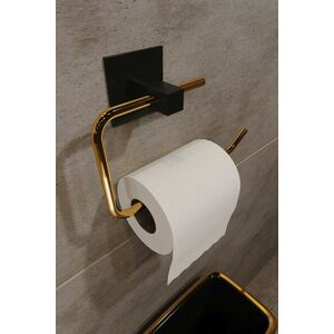 Wc Kağıtlık, Tuvalet Kağıdı Askısı WC papír tartó 16x5x8 Arany kép