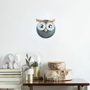 Owl 3 - Copper Fali fém dekoráció 19x19 Multicolor kép