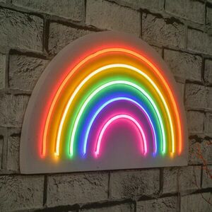 Rainbow - Multicolor Dekoratív műanyag LED világítás 50x2x26 Multicolor kép