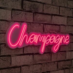 Champagne - Pink Dekoratív műanyag LED világítás 60x2x18 Rózsaszín kép