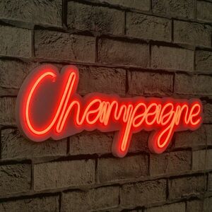 Champagne - Red Dekoratív műanyag LED világítás 60x2x18 Piros kép