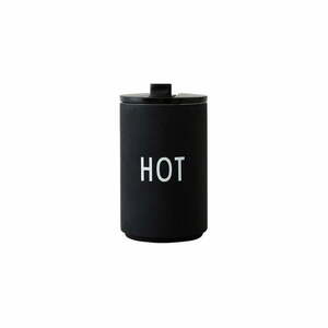 Fekete termobögre 350 ml Hot – Design Letters kép