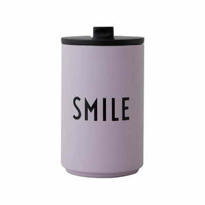 Lila termobögre 350 ml Smile – Design Letters kép