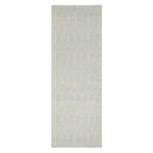 Világosszürke gyapjú futószőnyeg 66x200 cm Sloan – Asiatic Carpets kép