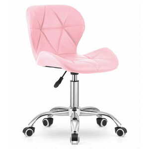 AVOLA rózsaszín irodai szék eco bőrből kép