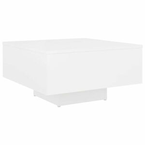 vidaXL fehér forgácslap dohányzóasztal 60 x 60 x 31, 5 cm kép