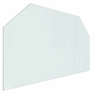 vidaXL hatszög alakú kandalló-üveglap 100 x 60 cm kép