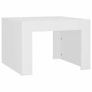 vidaXL fehér forgácslap dohányzóasztal 50 x 50 x 35 cm kép