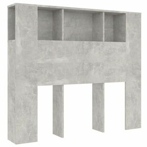 vidaXL betonszürke áthidaló szekrény 120 x 18, 5 x 102, 5 cm kép