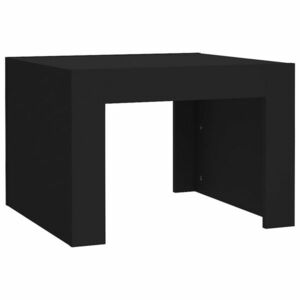 vidaXL fekete forgácslap dohányzóasztal 50 x 50 x 35 cm kép