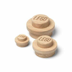Wood 3 db-os tölgyfa fali akasztó szett - LEGO® kép